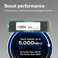 CRUCIAL 1TB SSD m.2 NVMe E100 CT1000E100SSD8 5000MB/4500MB SSD